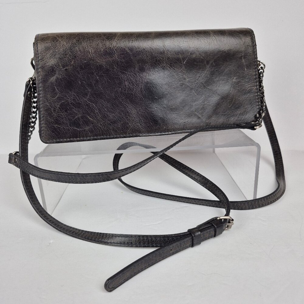 Patricia Nash Distressed Casali Glazed Leather Convertible Crossbody